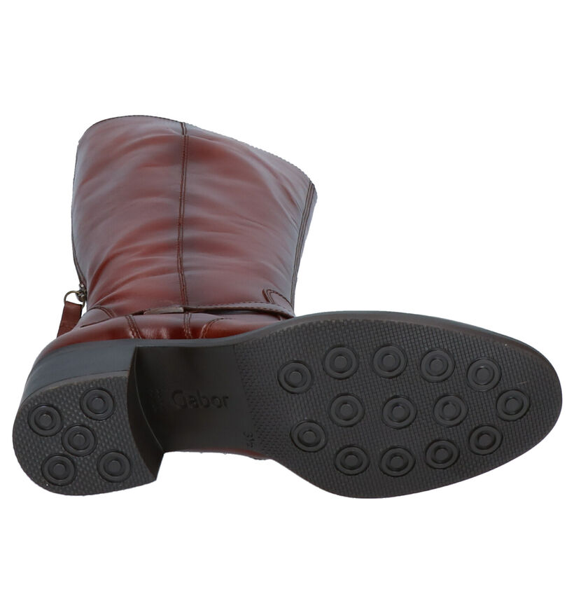 Gabor Best Fitting Cognac Laarzen in kunstleer (260150)