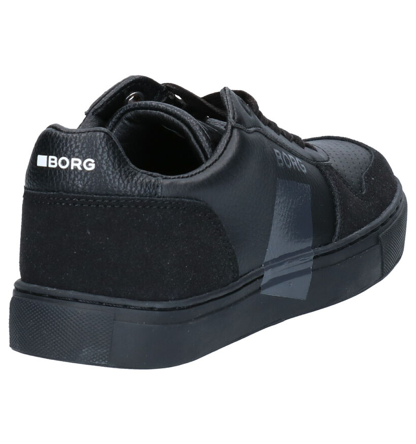 Björn Borg Zwarte Sneakers in kunstleer (260542)