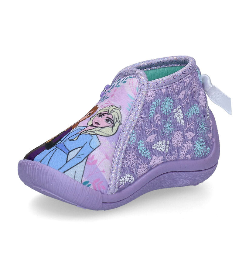 Frozen Pantoufles pour bébé en Violet pour filles (298536)