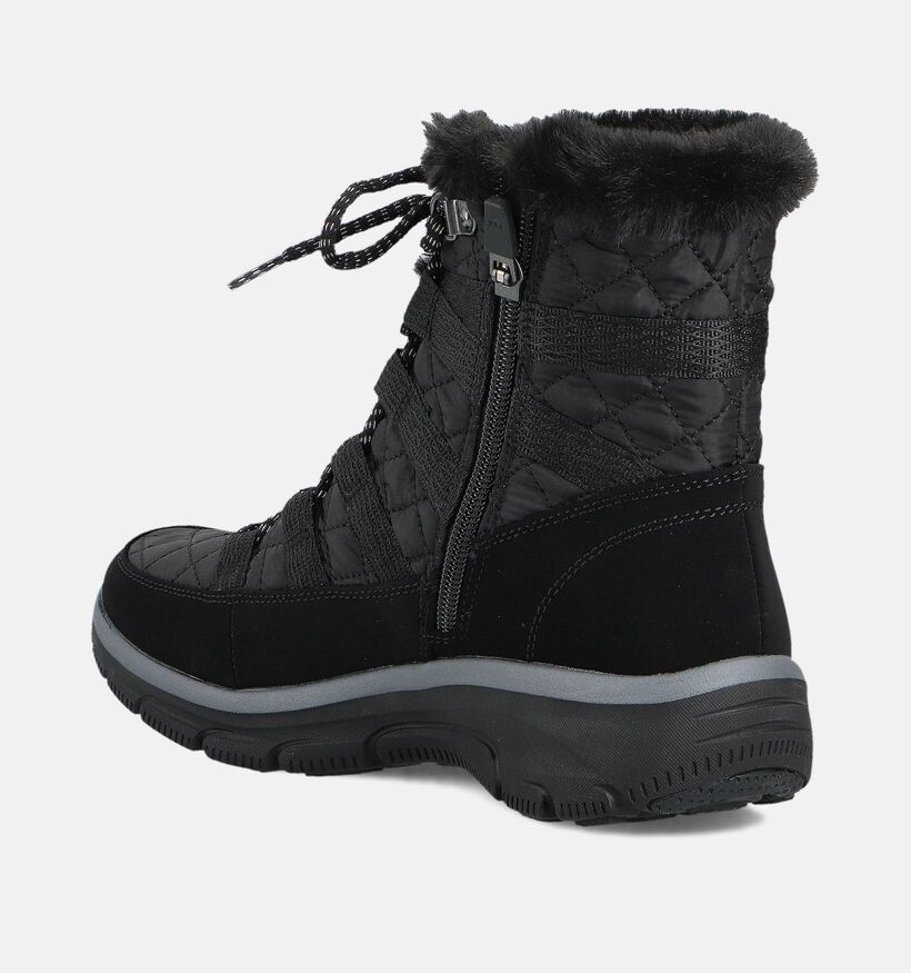 Skechers Easy Going Moro Street Chaussures de neige en Noir pour femmes (360919)