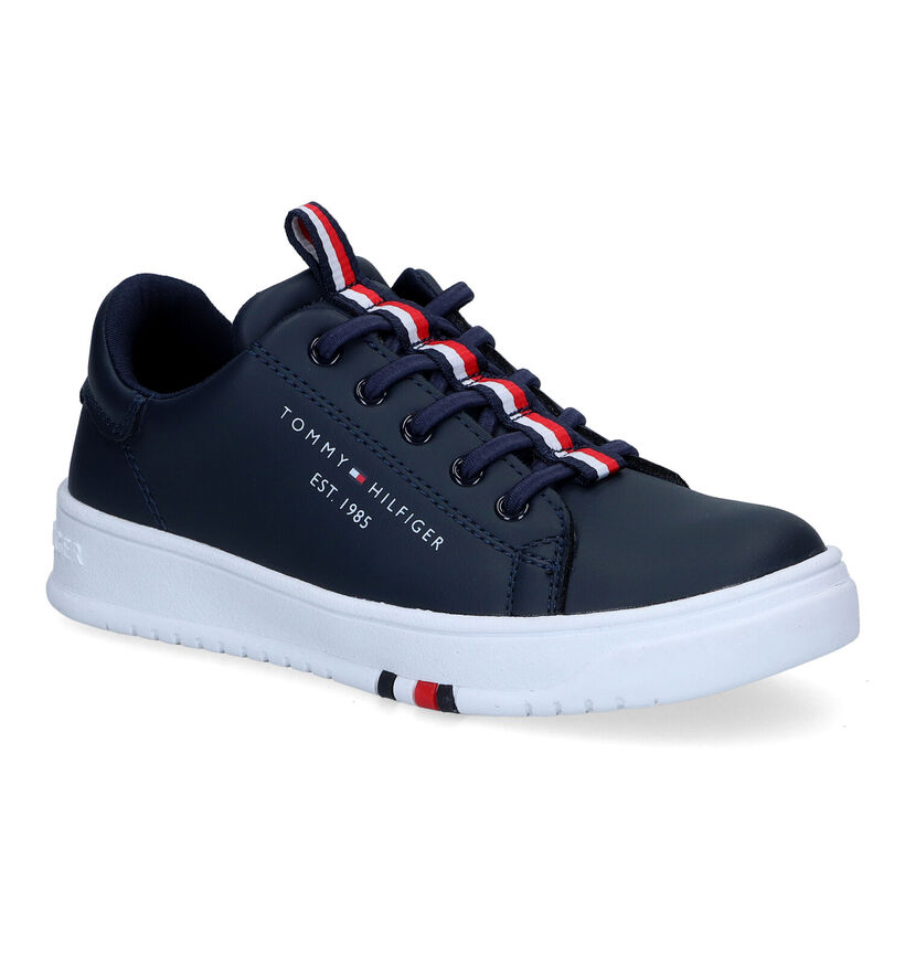 Tommy Hilfiger Baskets en Bleu pour garçons (303928)