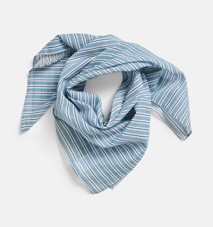 Pieces Jolanda Square Scarf Blauwe Sjaal voor dames (369230)