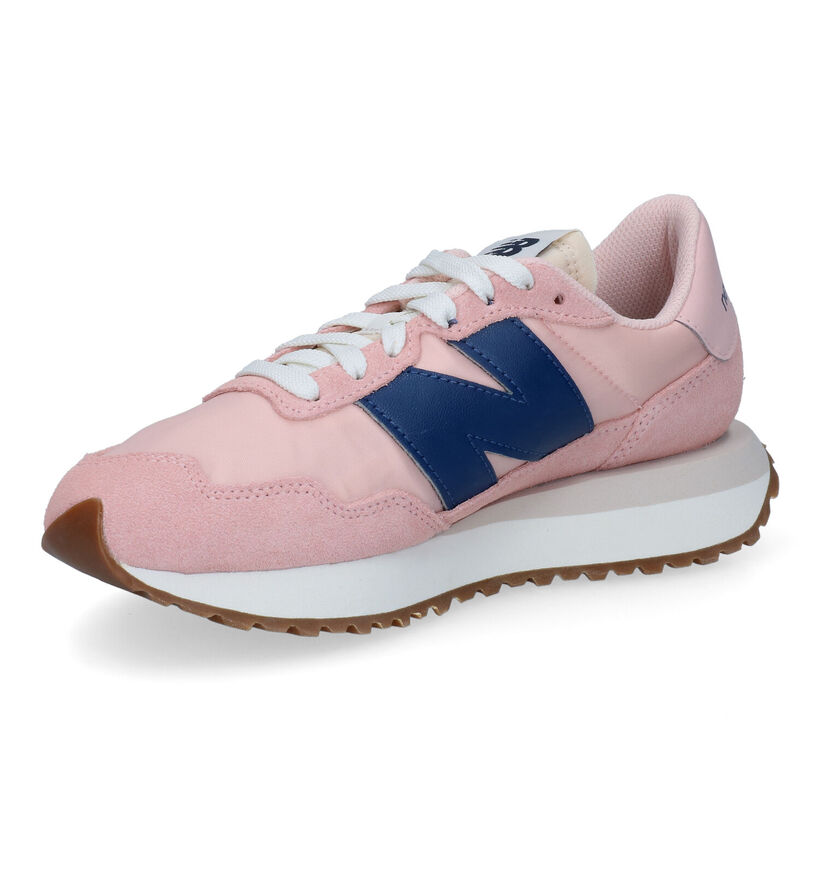 New Balance WS237 Baskets en Rose pour femmes (301911) - pour semelles orthopédiques