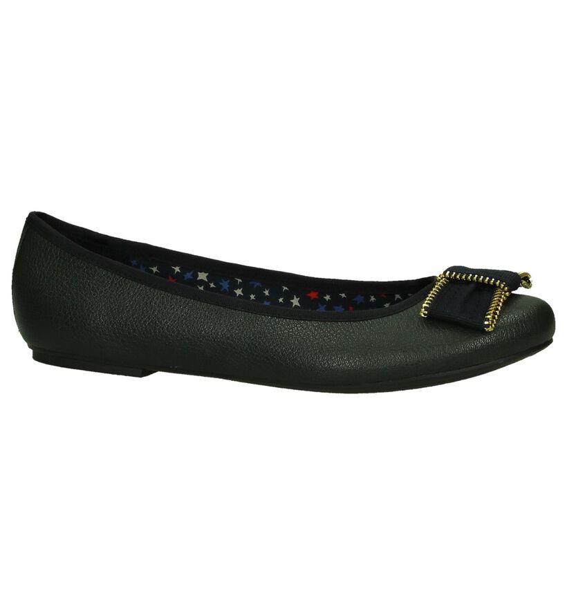 Donkerblauwe Tommy Hilfiger Ballerina in leer (201770)