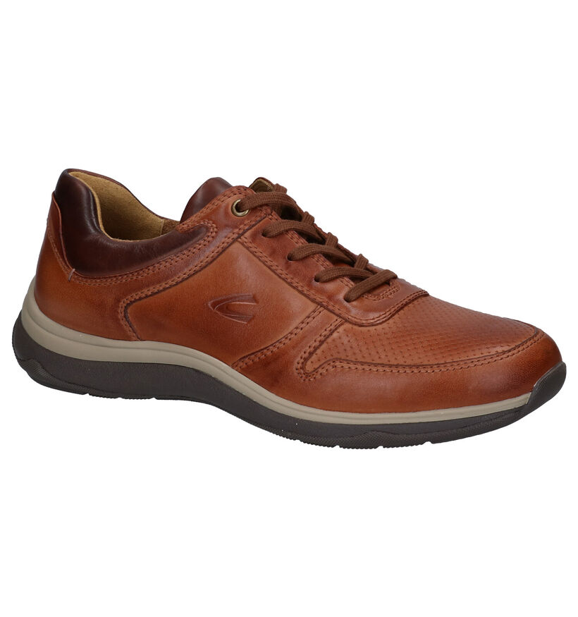 Camel Active Peak Chaussures à lacets en Cognac en cuir (291039)