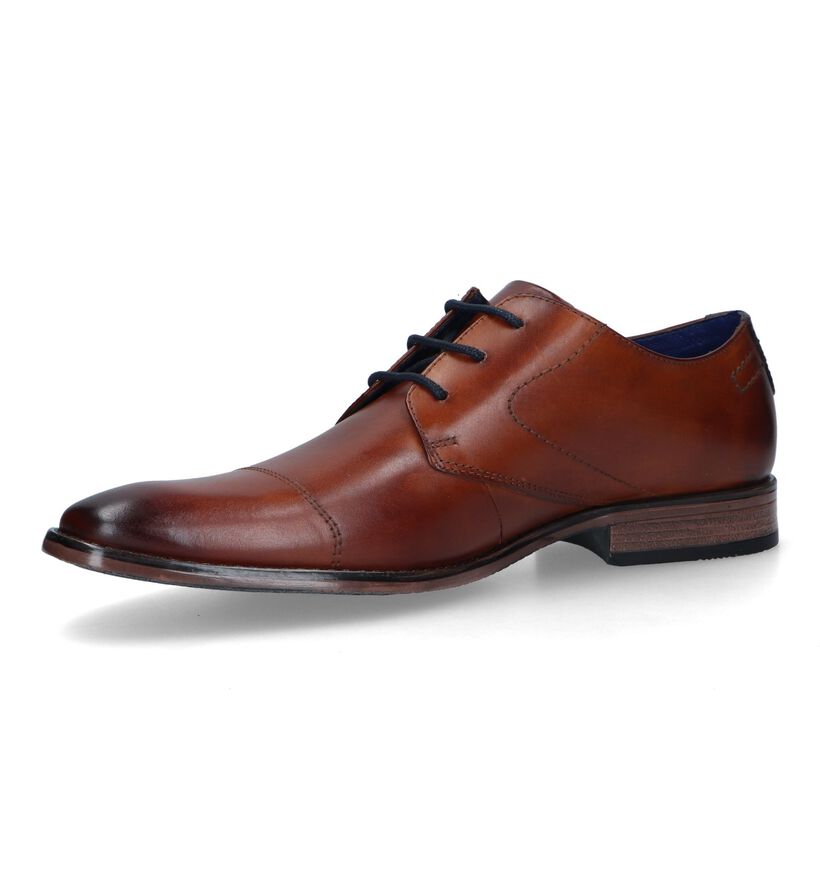 Bugatti Rinaldo Cognac Geklede Schoenen voor heren (327839)