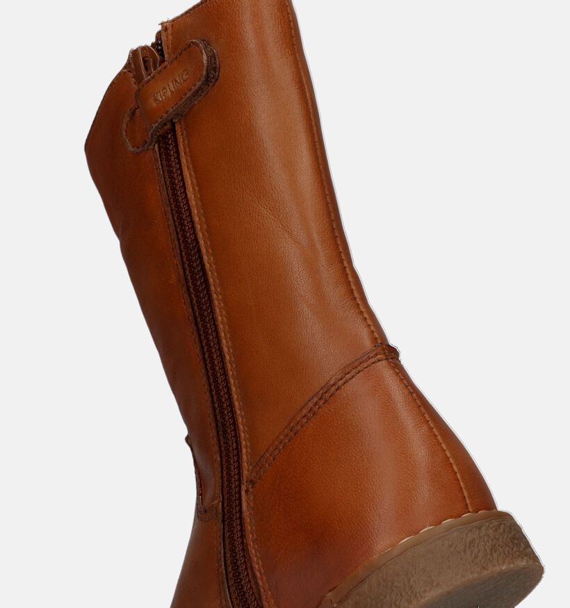 Kipling Gwen Bottes longues en Cognac pour filles (332010) - pour semelles orthopédiques