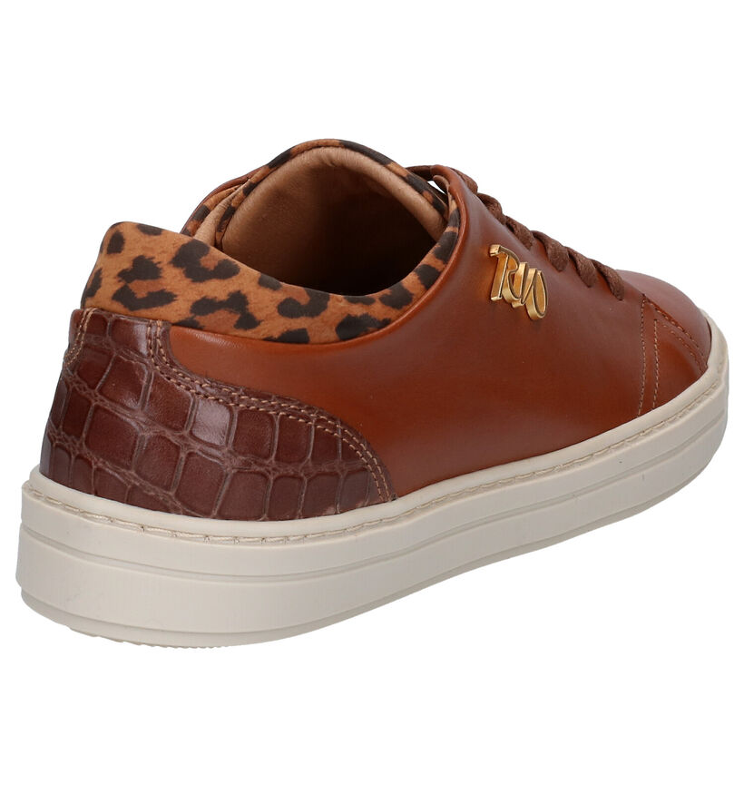 River Woods Elvira Cognac Veterschoenen in leer (281958)