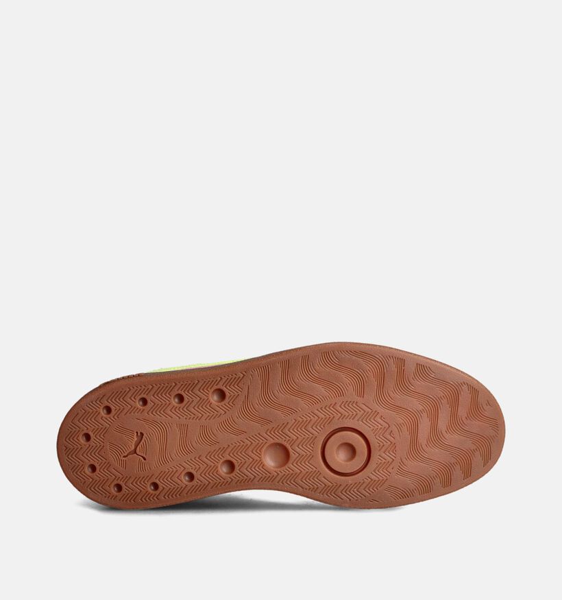 Puma Club II Era Baskets en Rose/Jaune pour femmes (359140) - pour semelles orthopédiques