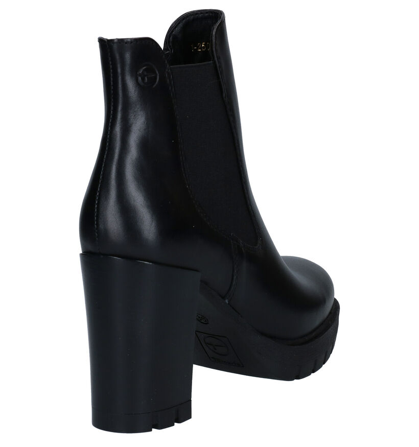 Tamaris Touch It Bottillons en Noir en simili cuir (297010)