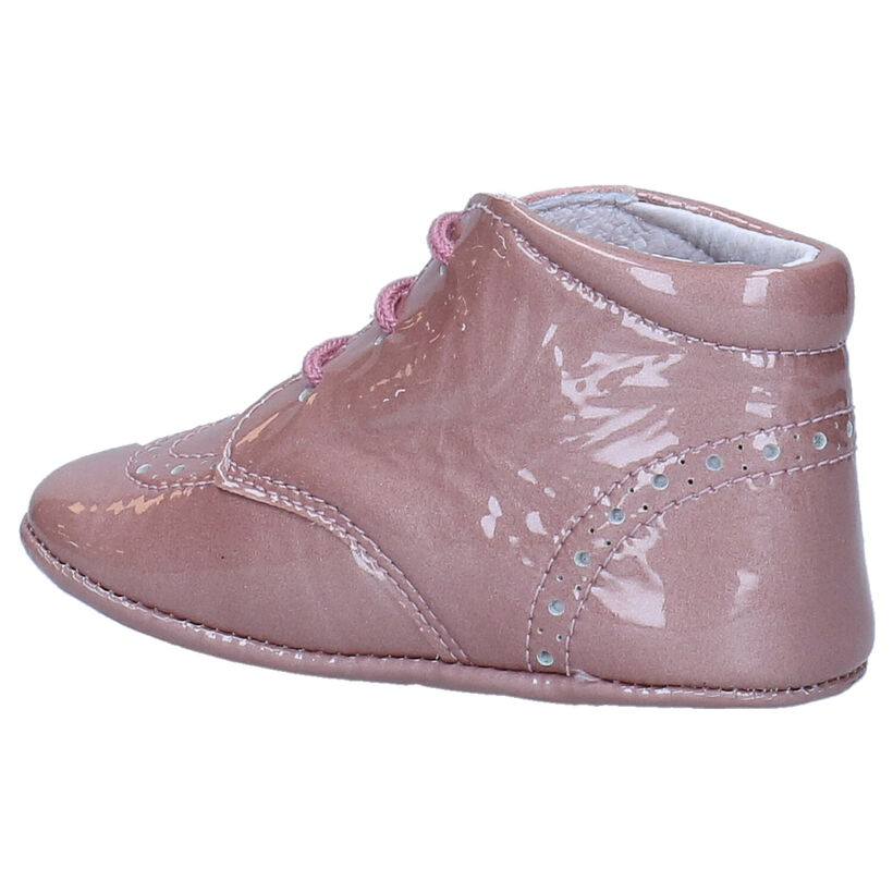 Beberlis Chaussons pour bébé en Bleu foncé en cuir (281170)