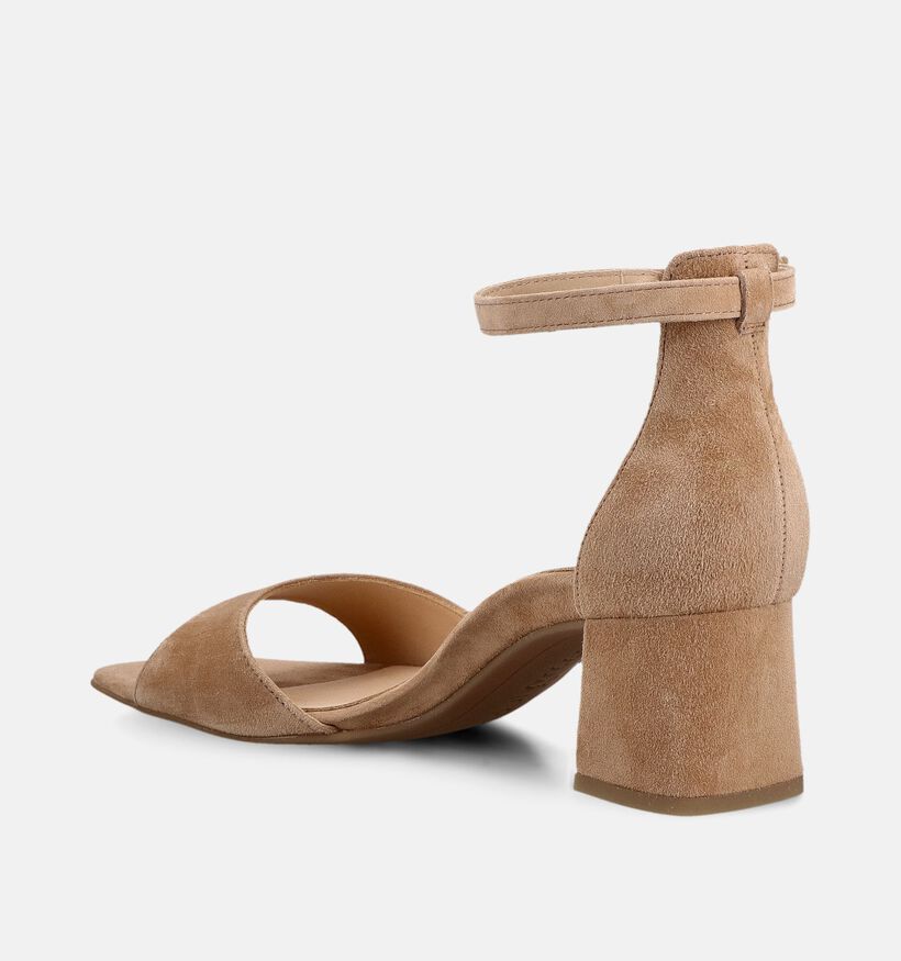 Paul Green Sandales &agrave; talons en Marron pour femmes (374129)