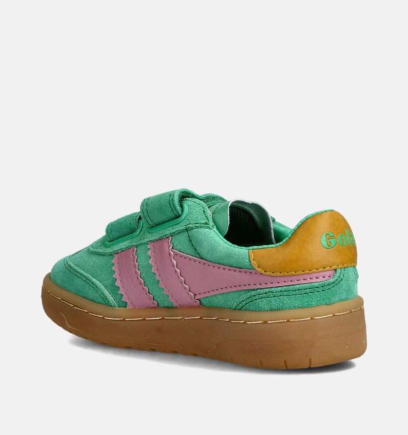 Gola Viper Groene/Roze Sneakers voor meisjes (361009) - geschikt voor steunzolen