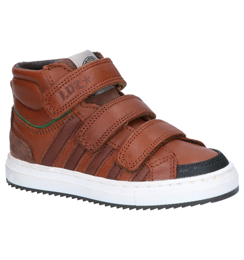 Little David Mario Cognac Hoge Schoenen in leer (261376)