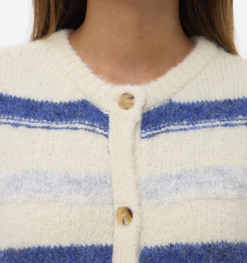 Vero Moda Kira Beige/Blauwe Gilet voor dames (367219)