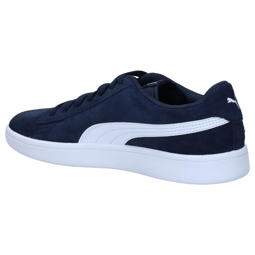 Puma Smash Baskets en Bleu en daim (293447)