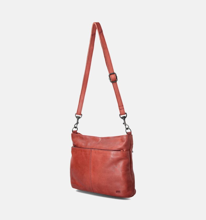 Bear Design Sac à bandoulière en Rouge pour femmes (358903)