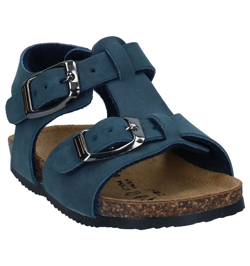 Biomodex Blauwe Sandalen in kunstleer (290057)