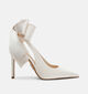 Steve Madden Teacup Ivory Satin Witte Pumps voor dames (379918)