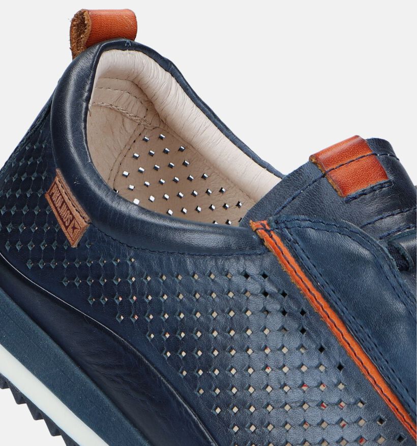 Pikolinos Liverpool Mocassins en Bleu pour hommes (355438) - pour semelles orthopédiques