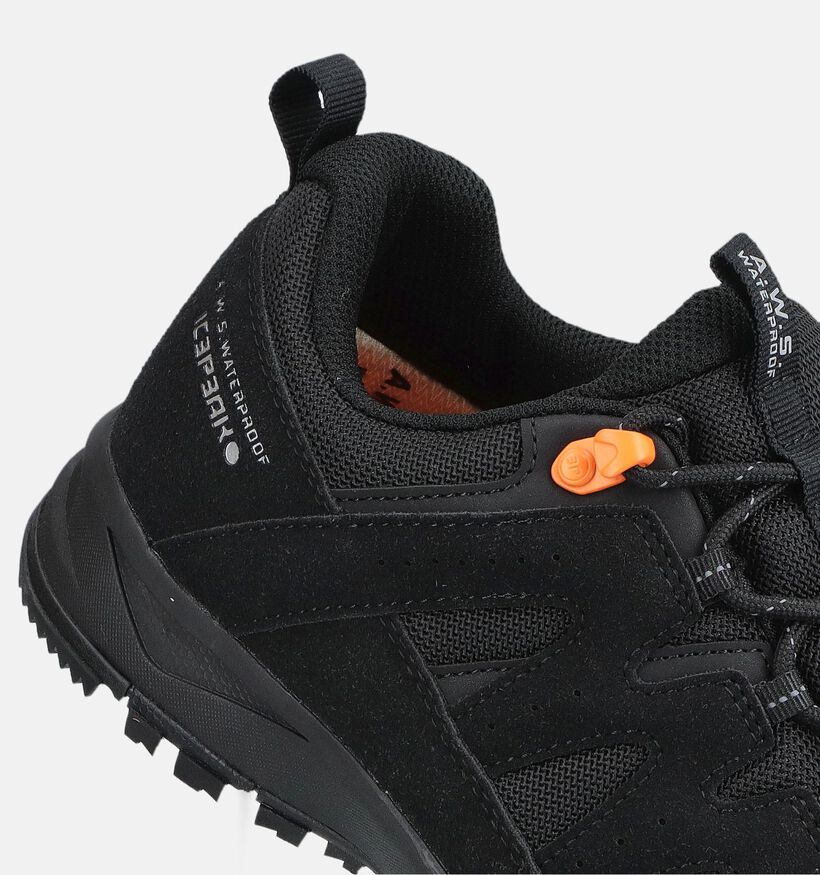 Icepeak Aura Lc Mr Zwarte Lage Wandelschoenen voor heren (378604) - geschikt voor steunzolen