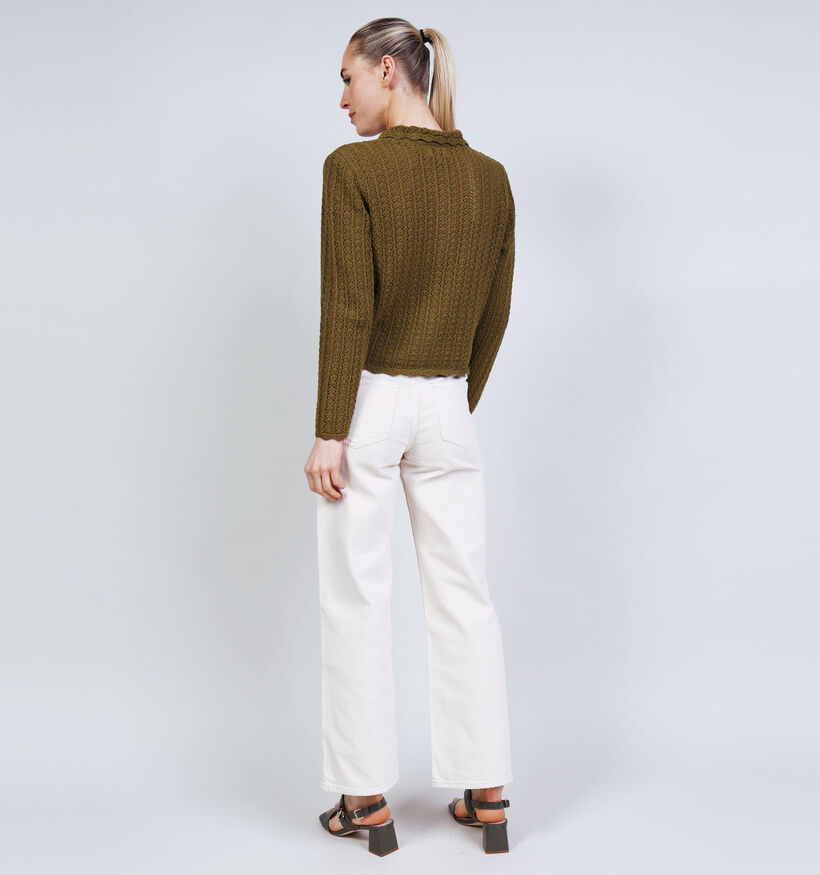 JDY Camil Collar Gilet en Vert pour femmes (367924)