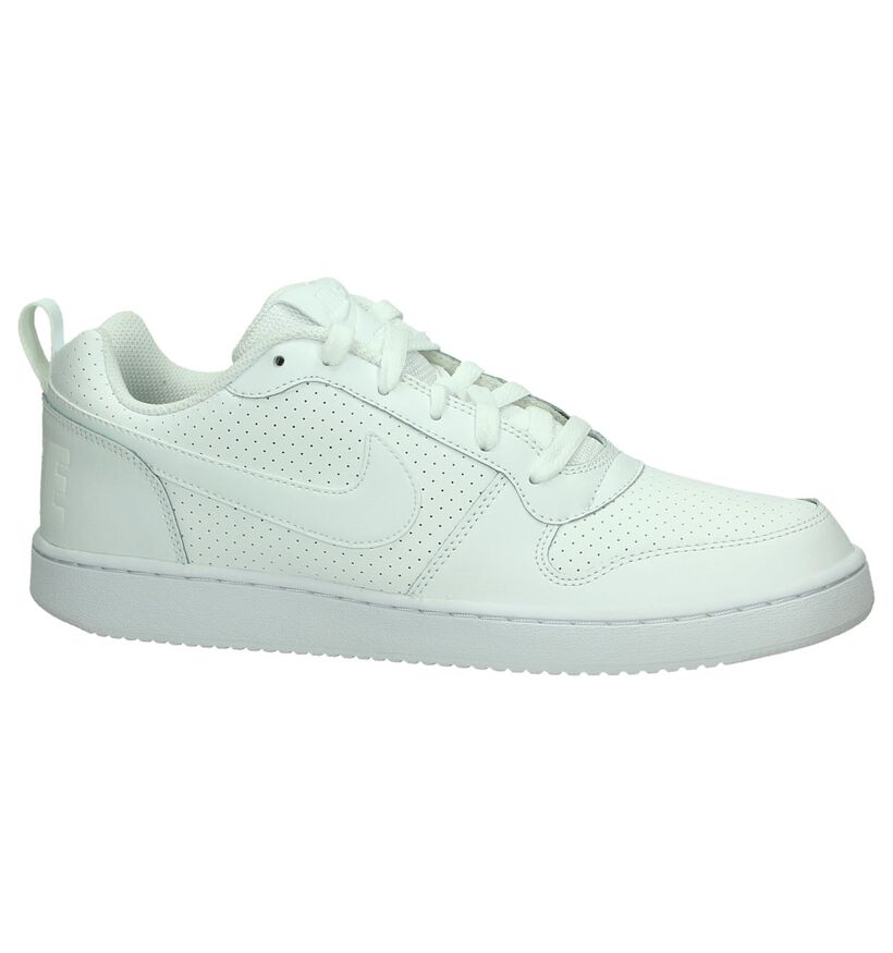 Nike Court BoroughBaskets basses en Blanc en cuir (219389)