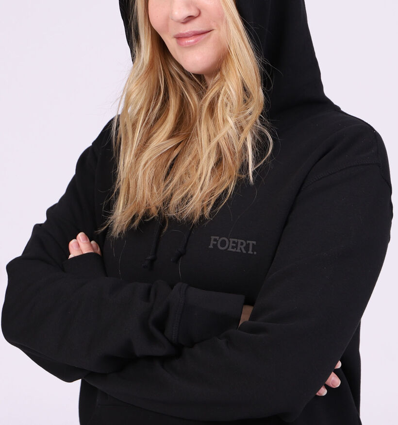 Foert Zwarte Unisex Hoodie (310913)