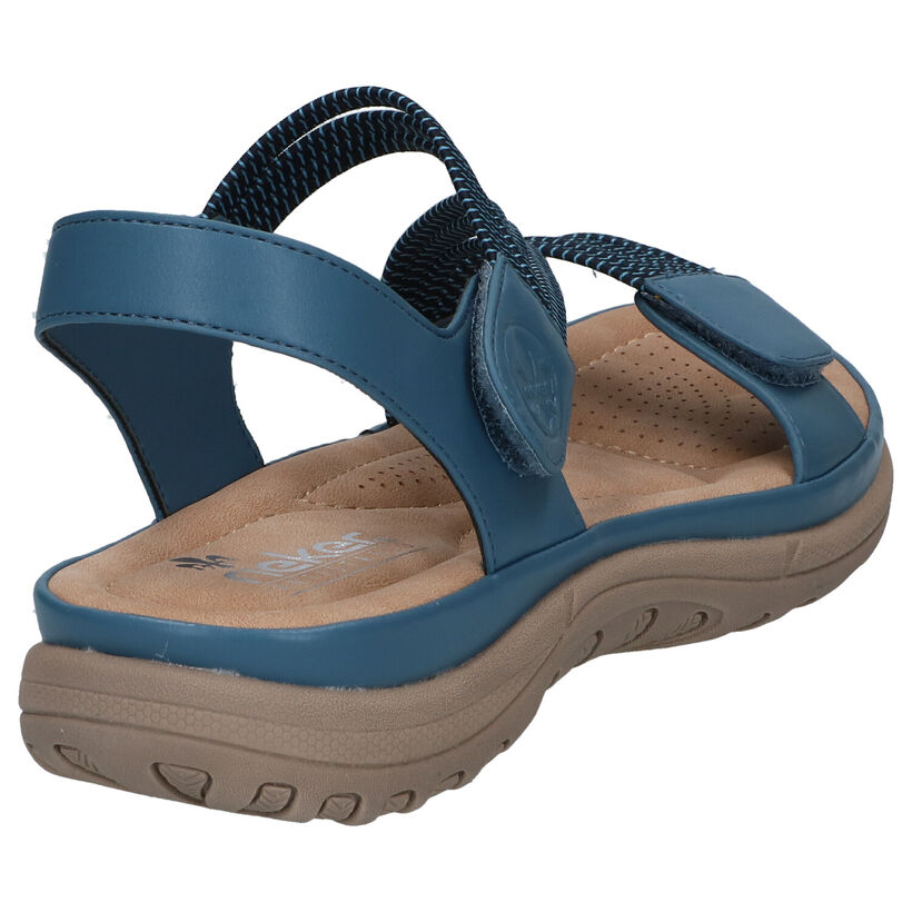 Rieker Blauwe Sandalen in kunstleer (307170)