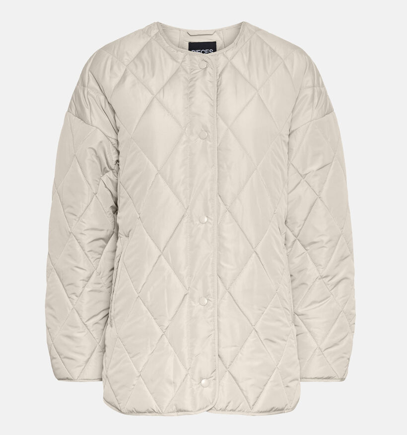 Pieces Stella Quilted Jacket Beige Jas voor dames (367053)