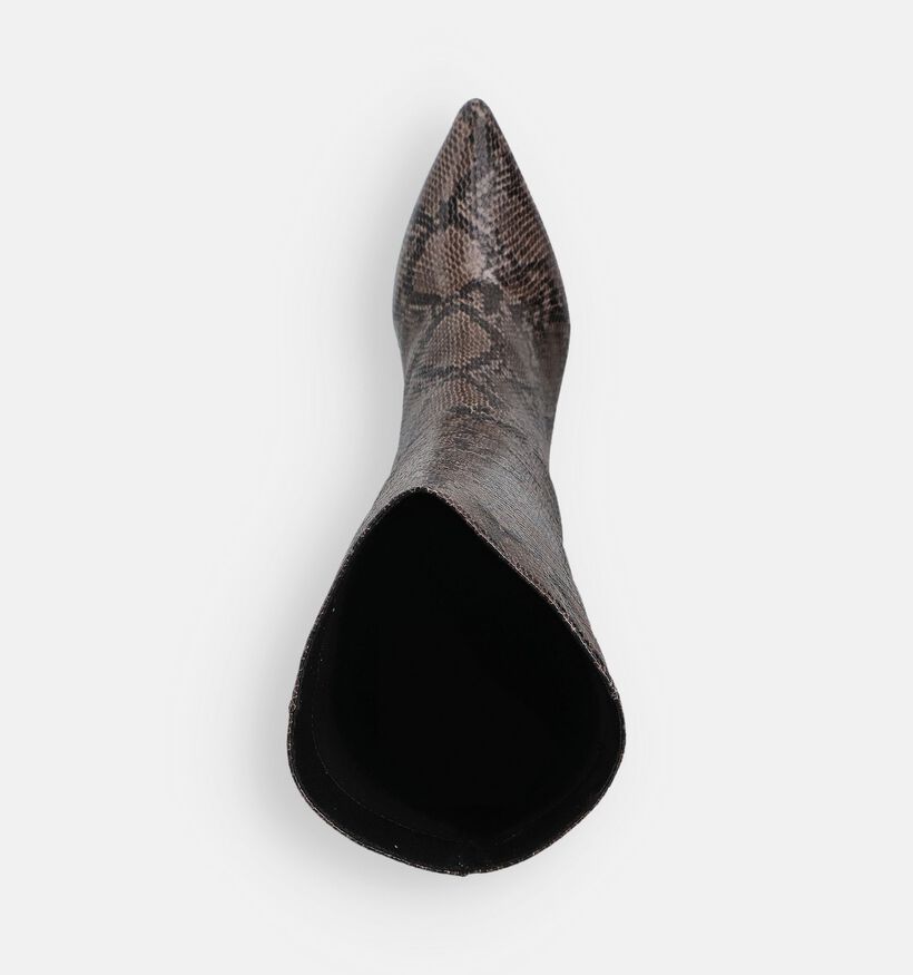 Posh by Poelman Bottes hautes en Marron pour femmes (371446)