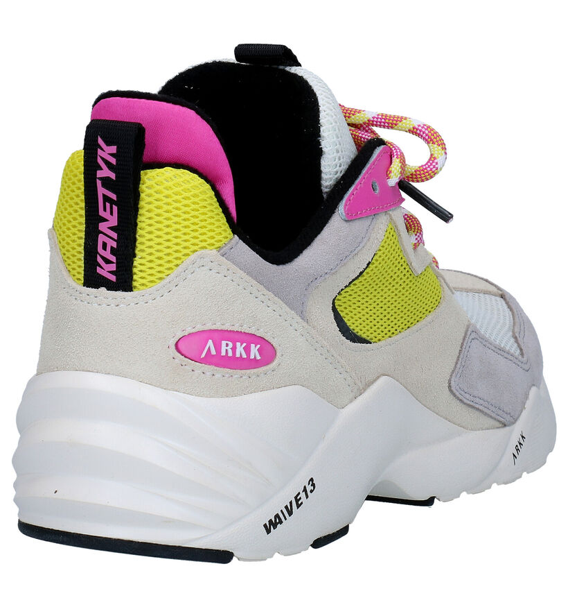 Arkk Kanetyk Beige Sneakers in kunstleer (275868)