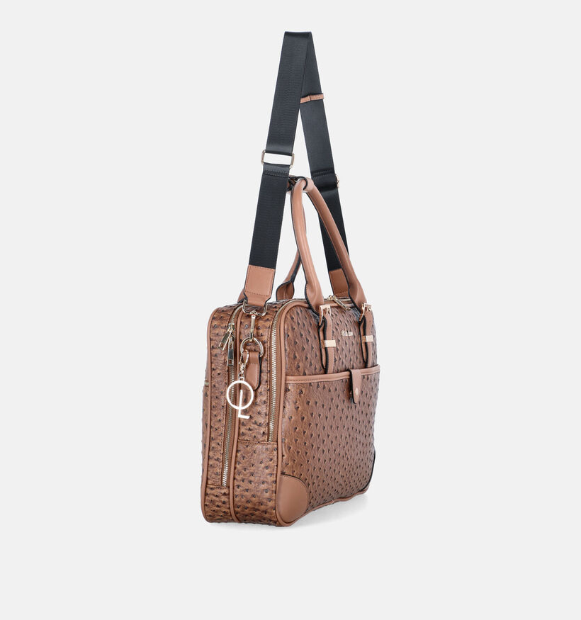 Olivia Lauren Kiara Sacs ordinateur en Cognac pour femmes (364307)