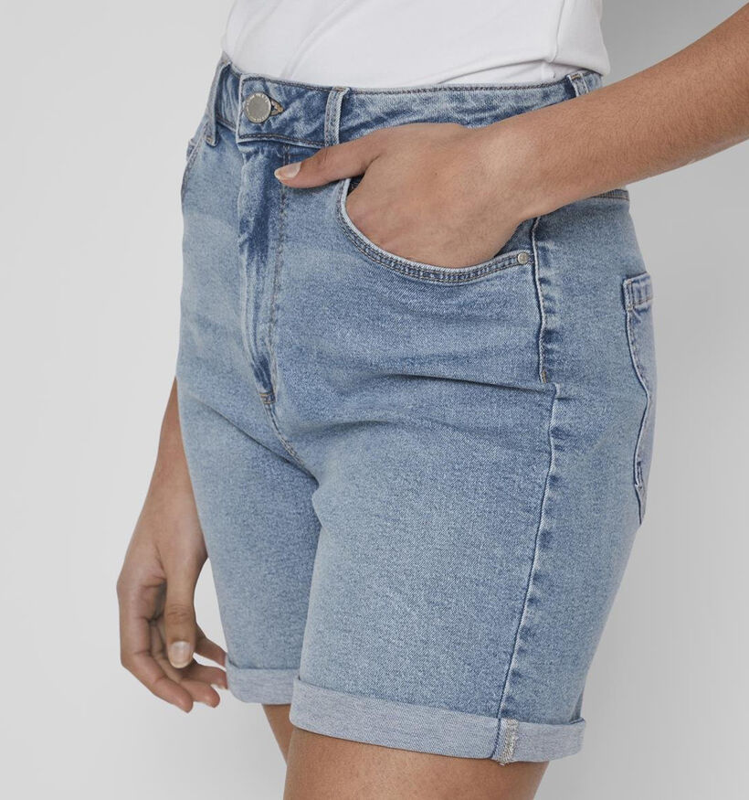 Vila Jo Short en jeans en Bleu pour femmes (335457)