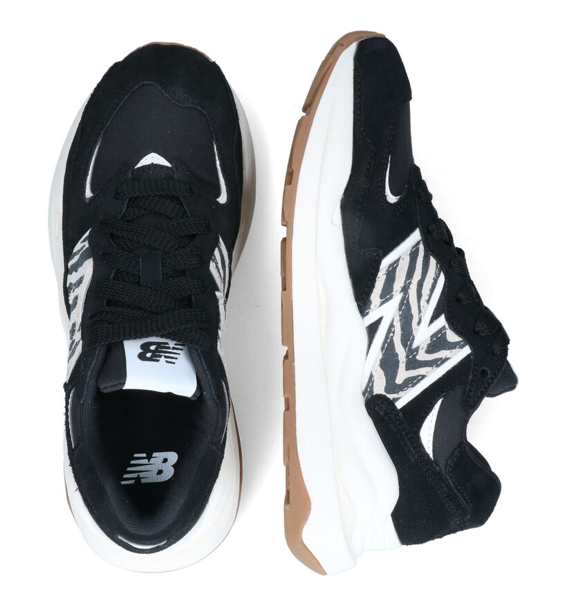 New Balance W 5740 Baskets en Noir pour femmes (319277) - pour semelles orthop&eacute;diques