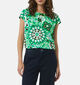 comma Groen T-shirt voor dames (354652)