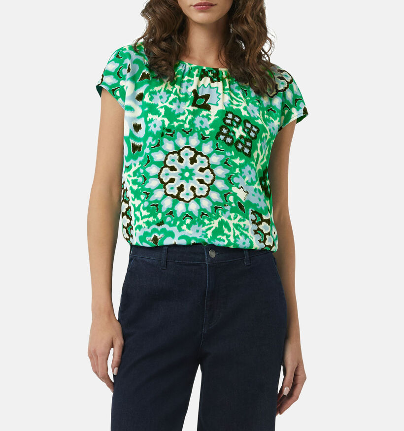 comma Groen T-shirt voor dames (354652)