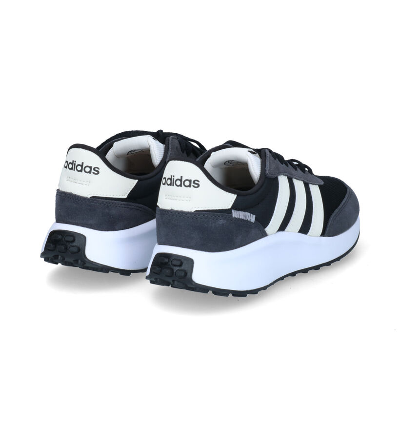 adidas Run 70S Zwarte Sneakers voor dames (308319) - geschikt voor steunzolen