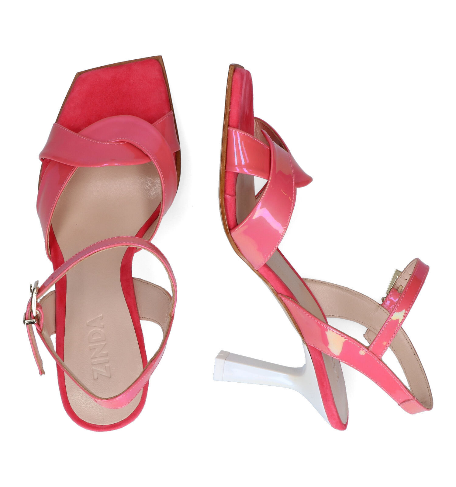 Zinda Fuchsia Sandalen Dames Sandalen Online op TORFS.BE