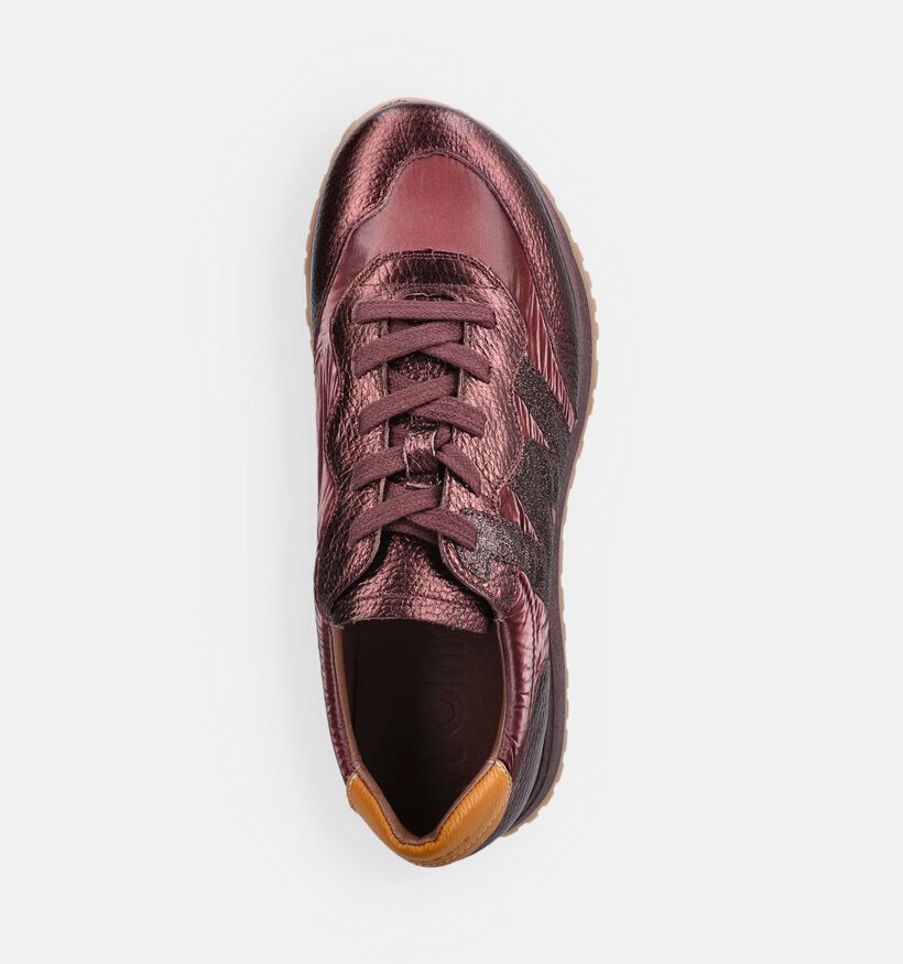 Wonders Bordeaux Sneakers voor dames (381446) - geschikt voor steunzolen