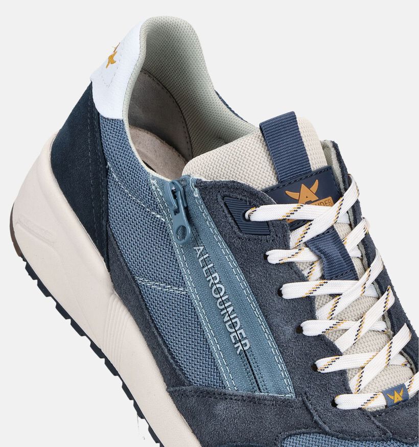 Allrounder Scarmaro Blauwe Veterschoenen voor heren (370223) - geschikt voor steunzolen