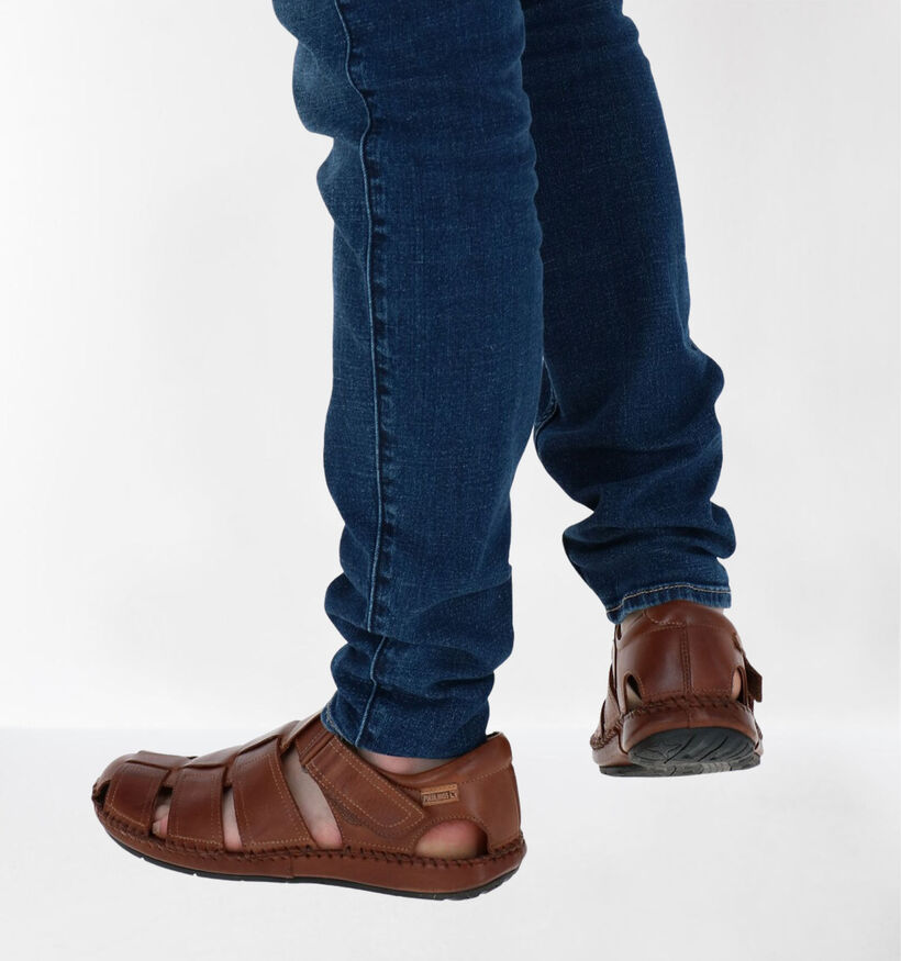Pikolinos Sandales en Cognac en cuir (308024)