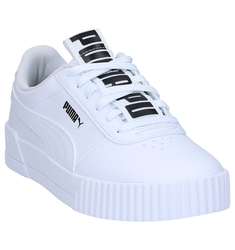 Puma Carina Witte Sneakers in kunstleer (265518)