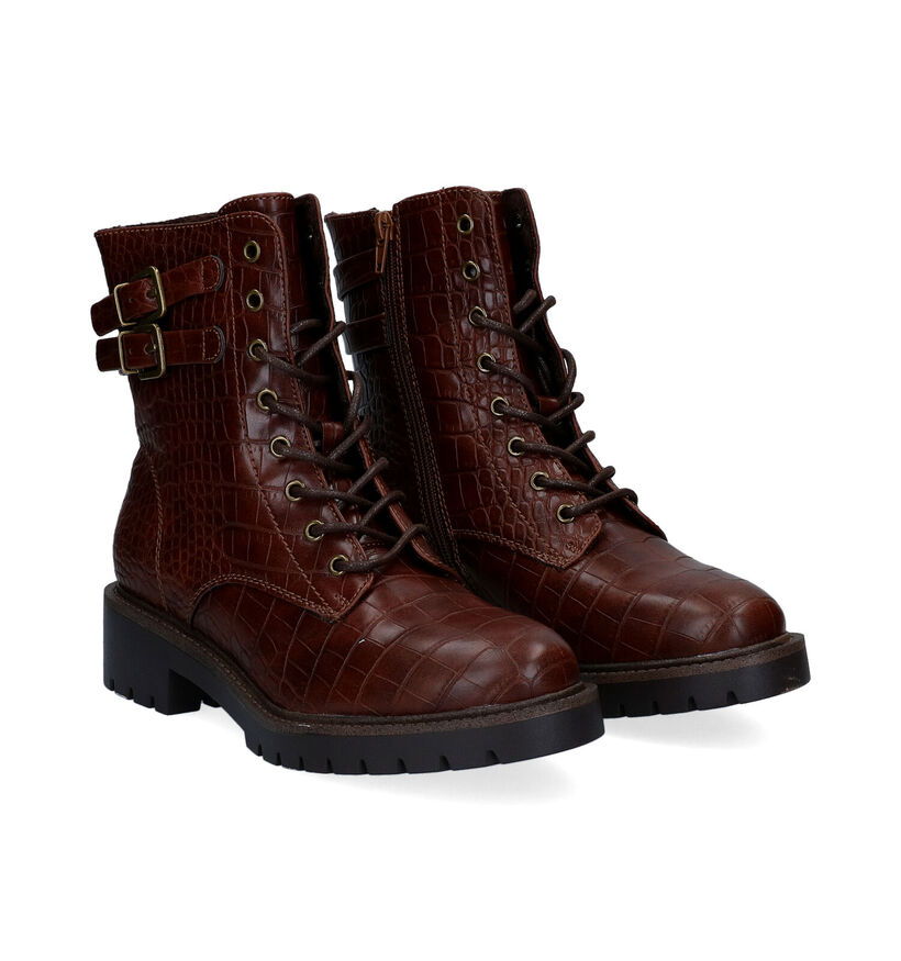 Signatur Cognac Boots voor dames (295804)