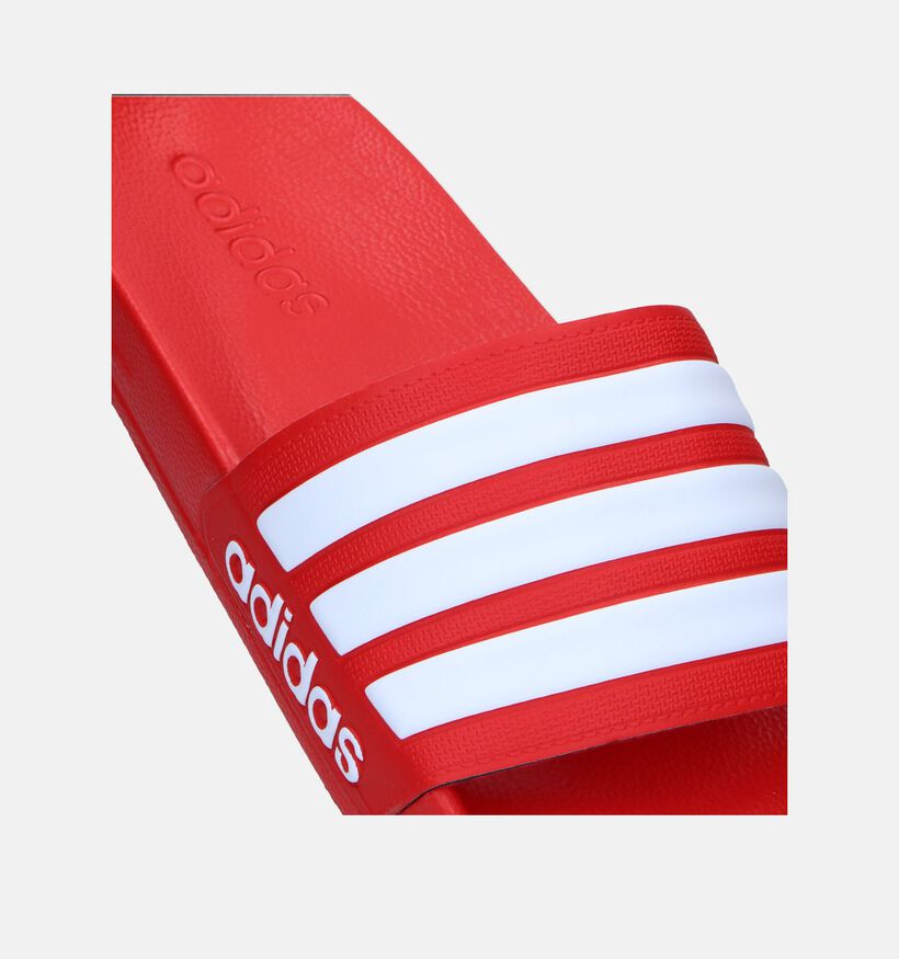 adidas Adilette Shower Claquettes en Rouge pour hommes (334726)
