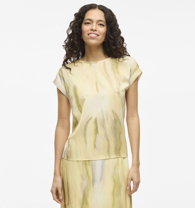 Vila Viellette T-shirt en Jaune pour femmes (359471)