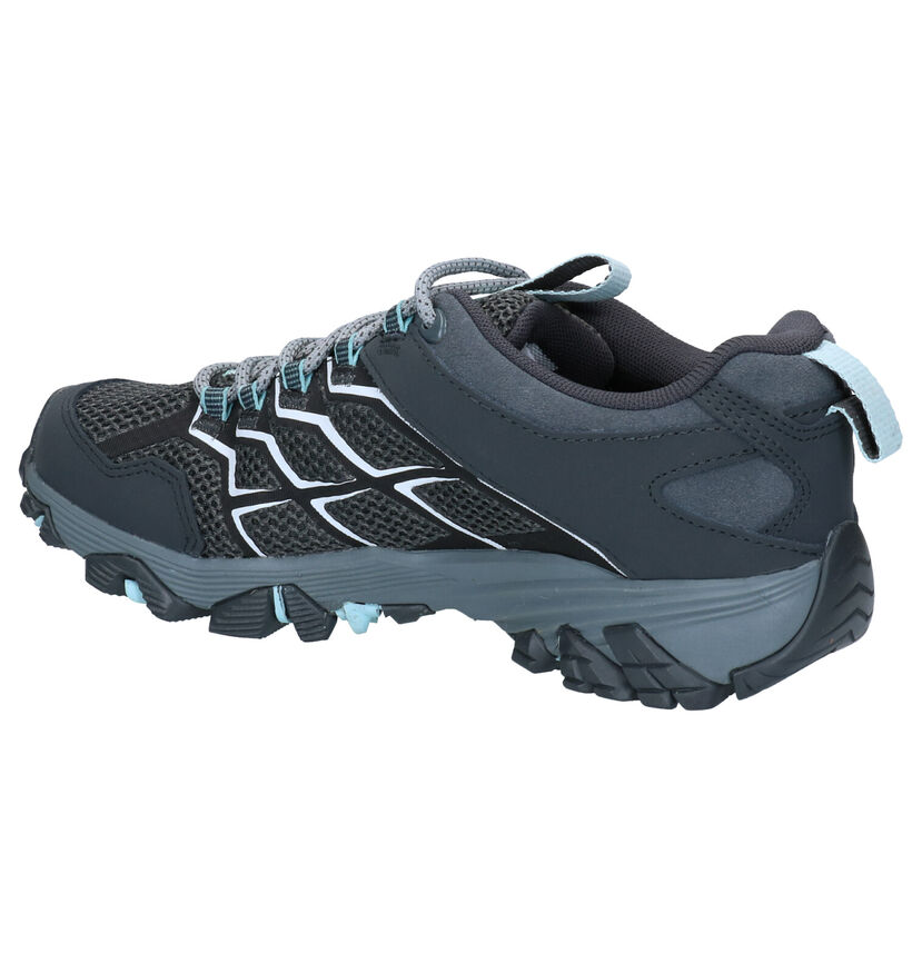 Merrell Moab FST 2 GTX Chaussures de marche en Bleu en daim (292426)