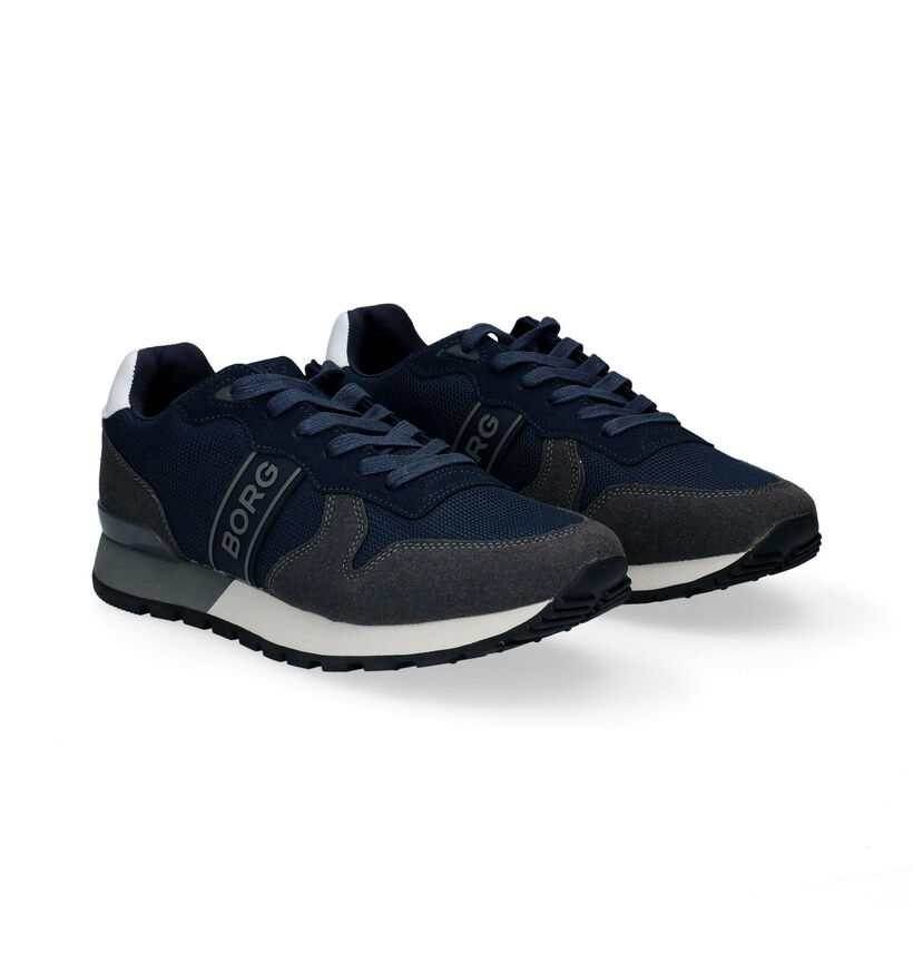 Björn Borg Baskets basses en Bleu foncé pour hommes (294602) - pour semelles orthopédiques
