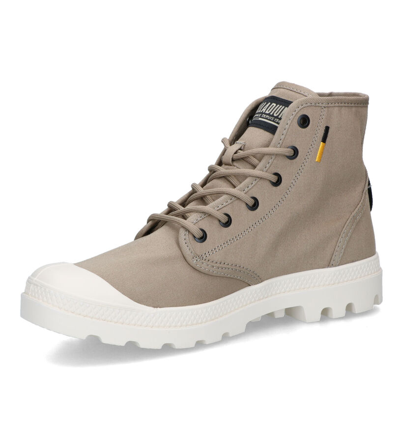 Palladium Pampa Hi Bottines en Beige pour hommes (336494) - pour semelles orthopédiques