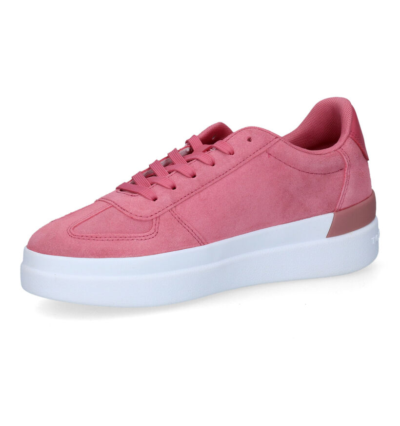 Tommy Hilfiger TH Signature Baskets en Rose en cuir (310690)